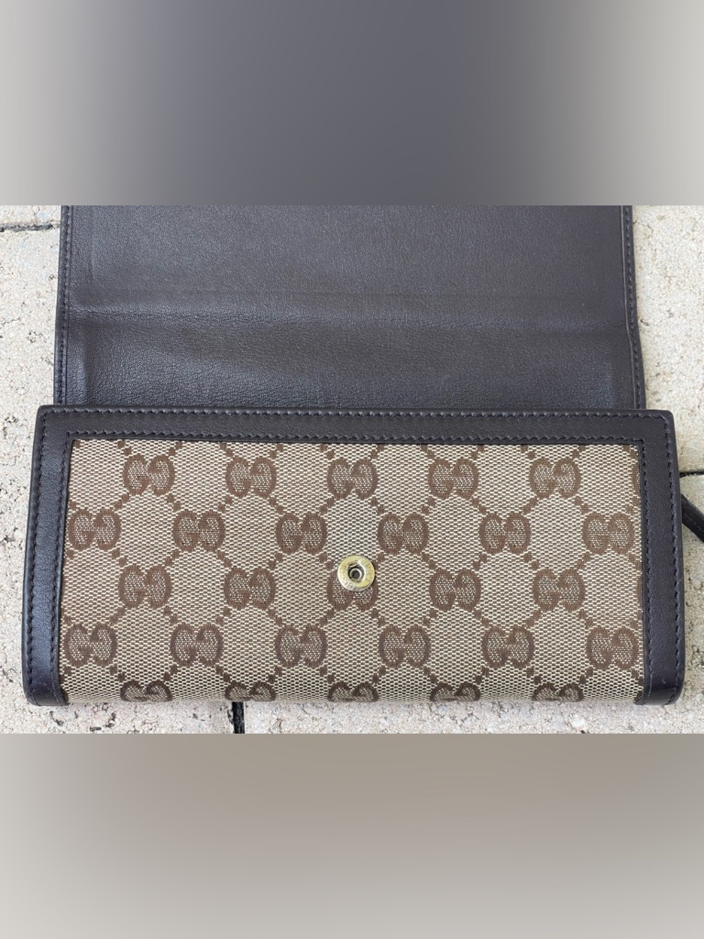 Gucci GG canvas leather long wallet - Picture 8 of 12
